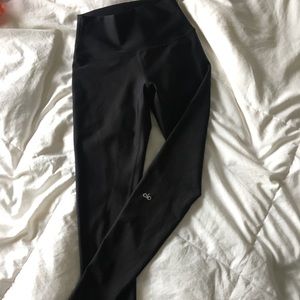 Alo black highwaist airbrush leggings Medium